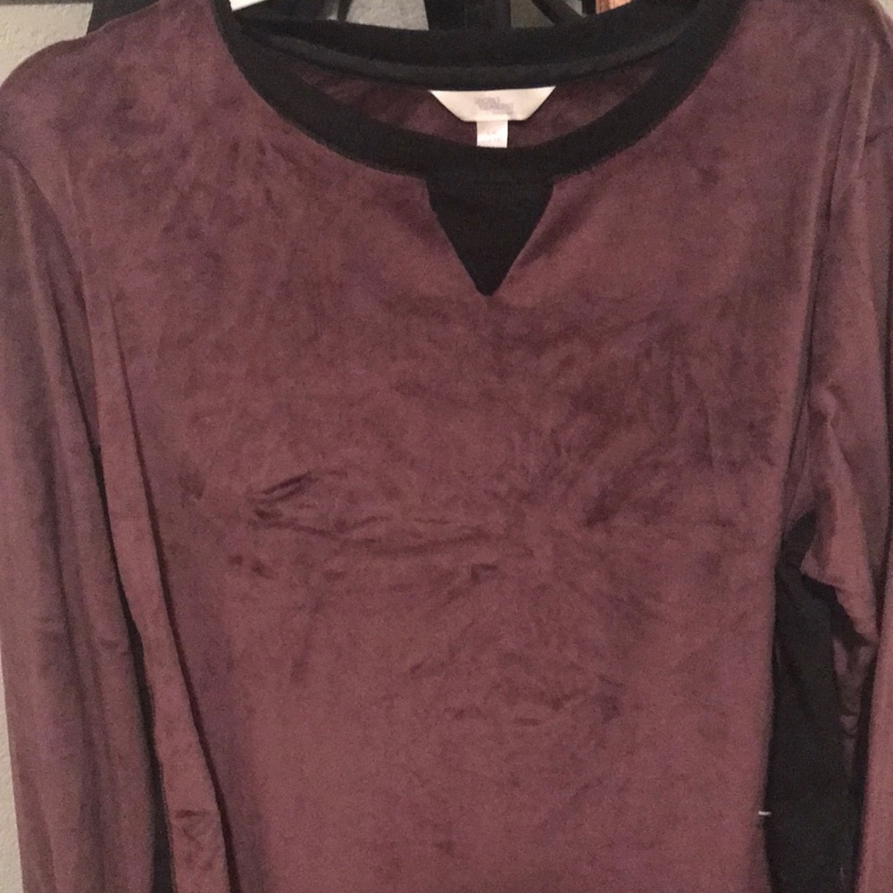 Velvet sweater